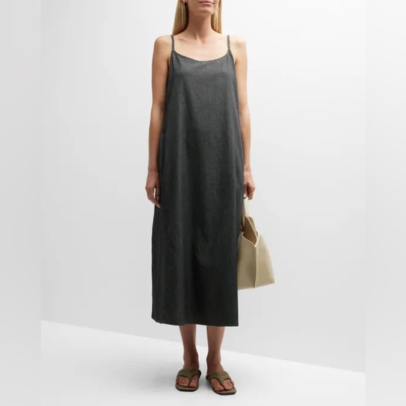 Eileen Fisher Dresses & Skirts - Eileen Fisher Airy Organic Cotton Twill Cami Dress like new adjustable flowy XL